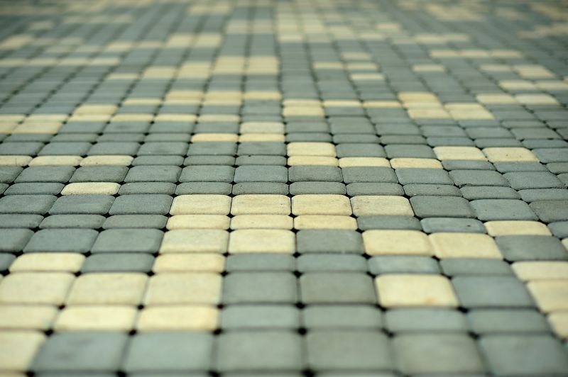 Multi-colored paver design